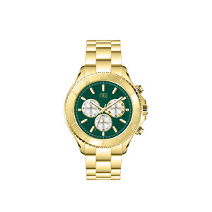 Montre Edge Vista avec chronographe décoratif et mouvement à quartz à bracelet métallique, polyvalente pour un usage quotidien et professionnel léger. - Product Image 5