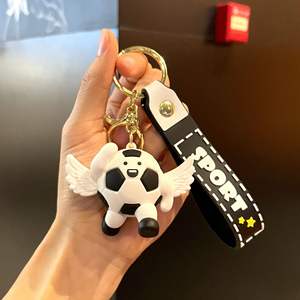 Llavero de Muñeco de Fútbol de Plástico con Diseño de Dibujos Animados para Regalos Promocionales y Recuerdos - Product Image 6