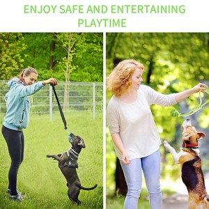 Juguete elástico <span class=keywords><strong>de</strong></span> cuerda para perros, tipo tira y afloja, con cuerda reemplazable y pelota para masticar, interactivo, para colgar al aire libre, para perros medianos y grandes. - Product Image 3