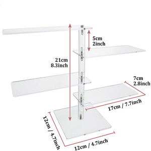 <span class=keywords><strong>4</strong></span>-<span class=keywords><strong>Layer</strong></span> Acrílico Transparente Óculos <span class=keywords><strong>Display</strong></span> Stand Racks Prateleira Óculos De Sol Contador <span class=keywords><strong>Display</strong></span> Stand Suporte De Armazenamento De Óculos - Product Image 1