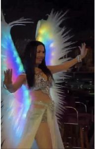 Ailes d'ange lumineuses à LED RGB, costume de fée pour la scène, la danse, la boîte de nuit, le défilé, la performance - Product Image 6