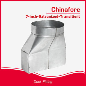 HVAC Hệ Thống Phụ Kiện Đường Ống Kết Nối Ống Giảm Tốc Hình Chữ Nhật Để Thông Tư Ống - Product Image 2