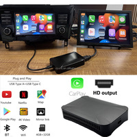 नई एंड्रॉयड 11 Carplay ऐ बॉक्स HDMI मॉनिटर टीवी स्ट्रीमिंग के लिए उपयुक्त headrest पर समर्थन वायरलेस carplay और एंड्रॉयड ऑटो