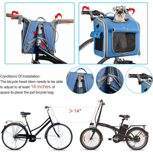 Portable Extensible Doux Face Pet Carrier Sac À Dos Quatre Maille Fenêtres Portes Ouvertes <span class=keywords><strong>pour</strong></span> Petits Chiens Chats Chiots <span class=keywords><strong>pour</strong></span> Vélo Équitation - Product Image 6