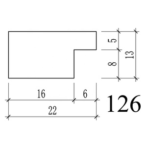 Venta Al Por Mayor Moldura Para El Marco De Fotos Simple De Poliestireno Colorido De 20X10 Mm Moldura Para <span class=keywords><strong>Enmarcar</strong></span> Plana - Product Image 2
