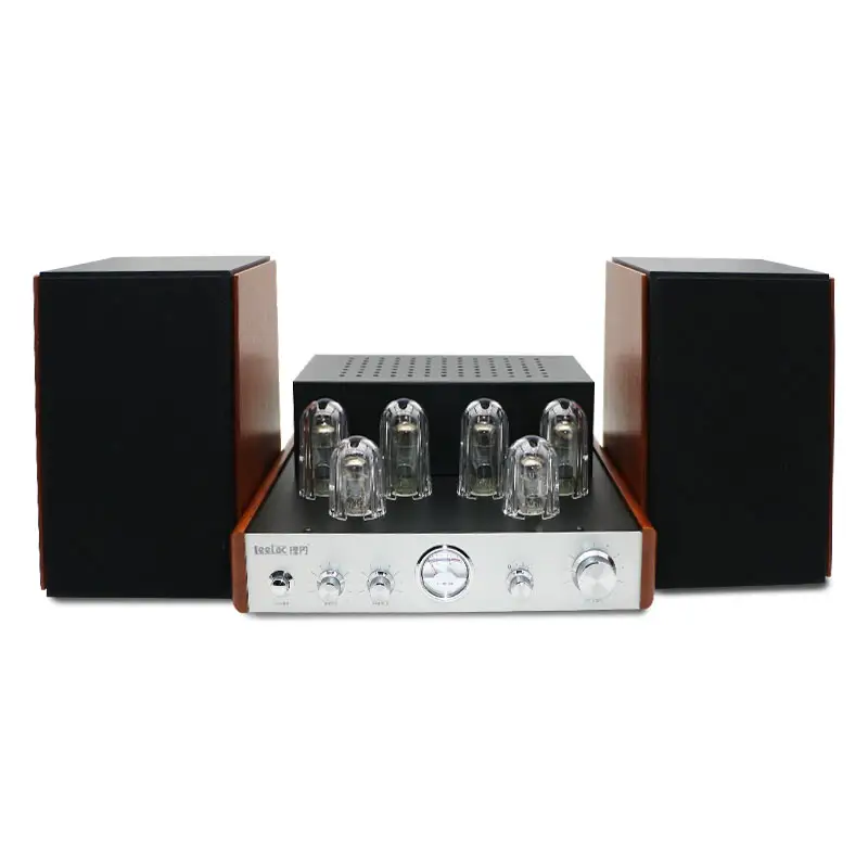 Daya Audio Rumah Multifungsi dengan Modul BT/Aux-in /CD-In dan Kit Amplifier Tabung Vakum Speaker Stereo Eksternal