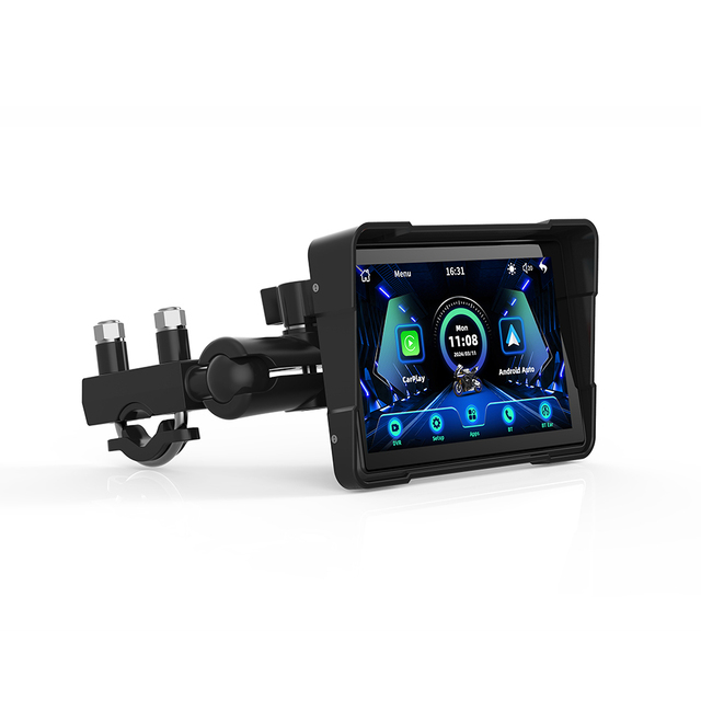 Portable Motor Navigator Wireless Motorcycle Carplay Navigation 5 Inch Android Auto Motorcycle GPS with Carplay