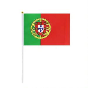 Drapeau portable miniature personnalisé en polyester avec mât en plastique pour les événements de football mondial de tous les pays en 2026 - Product Image 6