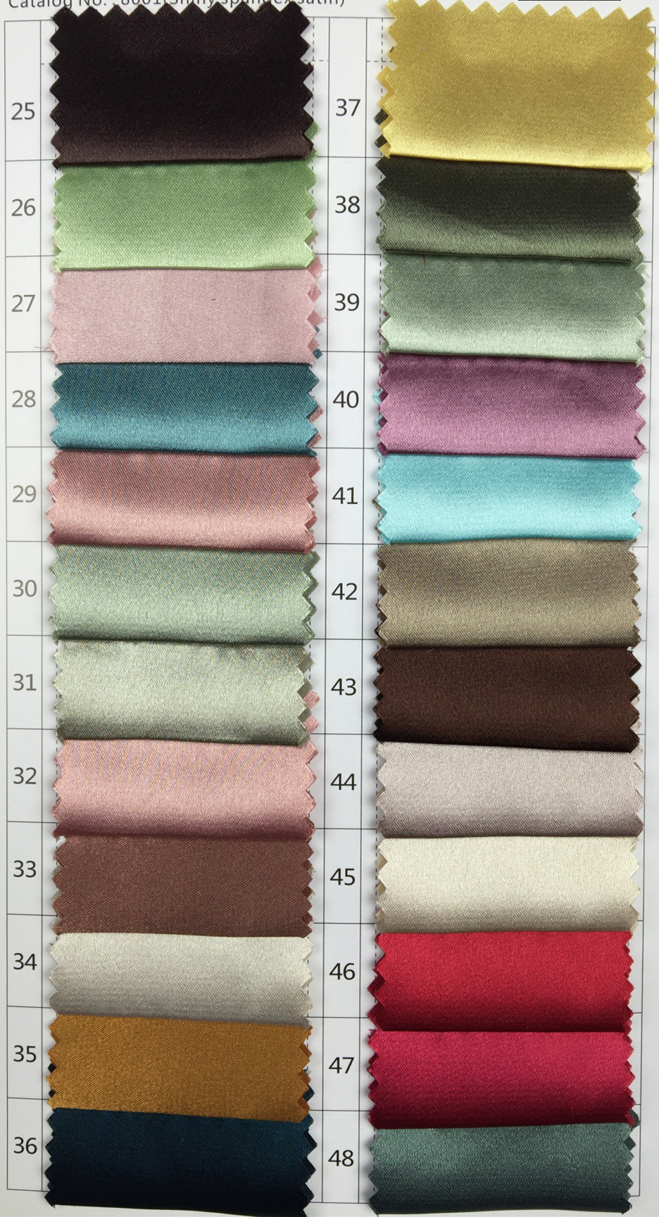 Tableau des couleurs 2