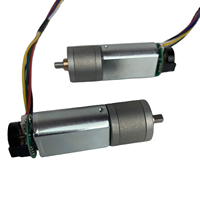 XH-20D130 Moteur à engrenages à aimant permanent 20mm DC 12V/24V à double canal avec encodeur servo, engrenage métallique, 12PPR, IP55, pour appareils électroménagers