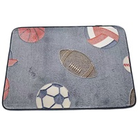 Tapis « Glowing in The Dark » pour garçons, filles et enfants, pour salon et chambre, avec support antidérapant, 50x70cm
