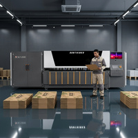 Impresora de Cajas de Cartón Corrugado de Alta Resolución Sunthinks SC1200 de 1200 dpi, Impresora Digital de Inyección de Tinta de Una Sola Pasada para Datos Variables
