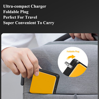 Station de charge de bureau TKT originale haute puissance, chargeur USB-C PD GaN 3 ports 100W, design pliable pour certifié MFi