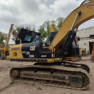 Excavadora de orugas hidráulica de tamaño mediano CAT 326D de 26 toneladas usada, retención de alto valor, fácil mantenimiento, carga mediana y pesada King 329 - Product Image 1