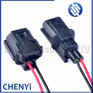 2 Pin Автомобильный водонепроницаемый разъем противотуманная фара передний бампер лампа ЖГУТ штекер HP285-02021 HP281-02020 HP291-02040 для - Product Image 2