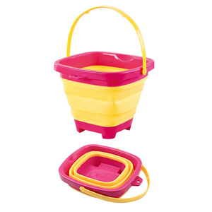 Seau de plage pliable 2L pour enfants, jouet d'été en plastique pas cher pour l'eau et le sable, idéal pour le jardin et les jeux en extérieur - Product Image 5