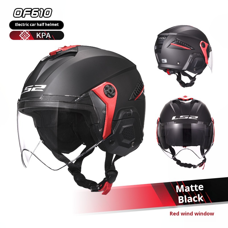 Negro mate (parabrisas rojo)