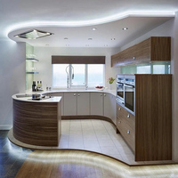Meubles de cuisine modulaires en bois massif de style Shaker, écologiques, prêts à assembler, avec évier, pour usage domestique, fabriqués par PRIMA Factory