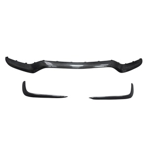 2015+ Mercedes W205 C63 AMG Carbon Fiber Front Bumper Lip <b>Splitter</b> Fins New Condition Replacement Part - Product Image 2