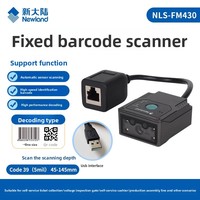 Scanner de codes à barres de ligne d'usine de pistolet à balayage de code fixe intégré FM430 pour armoire logistique de Machine libre-service