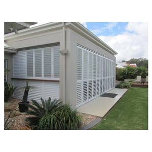 Porta Moderna a Doppia Anta Pieghevole con <span class=keywords><strong>Persiane</strong></span>, in <span class=keywords><strong>Legno</strong></span> Verniciato con Finitura Impermeabile per Ingresso, Bagno/Camera da Letto, Uso Interno - Product Image 5