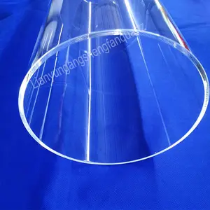 Высокая чистота прозрачный кварцевый рукав полированная стеклянная трубка