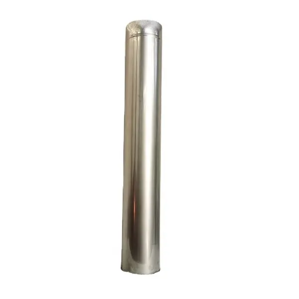 Pipa Cerobong Asap 80Mm 150Mm 304L 316L Pipa Stainless Steel Dinding Tipis untuk Perapian Kompor Kayu