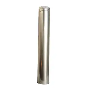 80mm 150mm 304L 316L Chimney Flue Thin Wall Stainless Steel Pipe For Wood Stove Fireplace