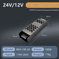 Zhongshan Fabrik 60W 100W 150W 200W 300W 400W LED-Streifenlicht Schaltnetzteil LED-Treiber Stromversorgung