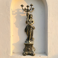 Statuette en bronze de qualité muséale - Sculpture en relief 3D de mascotte et de mode pour intérieurs de luxe, Statue en bronze