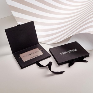 Custom Logo Luxury Blanks Sublimation Printing Business Shipping Vip Card Box Credit Card Packaging Box