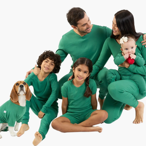 <span class=keywords><strong>Pijamas</strong></span> Cómodos de Manga Larga, Clásicos y Lisos, <span class=keywords><strong>para</strong></span> Adultos y Niños, Conjuntos de 2 Piezas, Ropa de Dormir Familiar a Juego, de Algodón Transpirable <span class=keywords><strong>para</strong></span> Mujer - Product Image 2