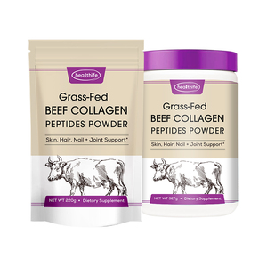 Bevanda in Polvere al Collagene di Manzo Allevato al Pascolo, Peptidi di Collagene Idrolizzato Tipo I e III, Collagene Bovino per Pelle, Capelli e Unghie delle Donne - Product Image 1