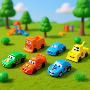 Mini voiture en plastique pour enfants, emballage facile en sachet BOPP - Product Image 2