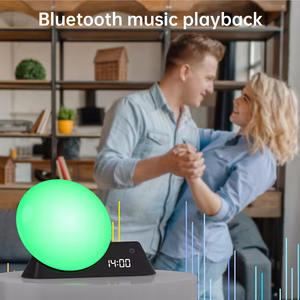 Prix spécial pour la première pièce de lampe de réveil intelligente RGB couleur changeante atmosphère lampe de chevet Led veilleuse - Product Image 6