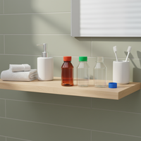Vente en gros de flacons en plastique vides de 100 ml pour sirop contre la toux, impression d'écran, couleur personnalisée pour le savon liquide, emballage de soins personnels
