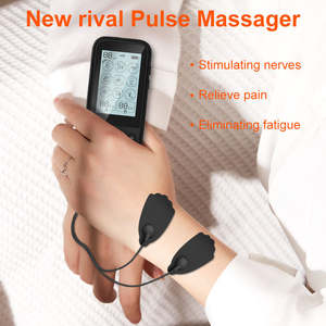 Dispositivo <span class=keywords><strong>TENS</strong></span> Portátil Inteligente, Máquina de Terapia Digital de Canal Duplo, 36 Modos, 20 Níveis de Intensidade para Gestão da Dor Corporal e Muscular - Product Image 2