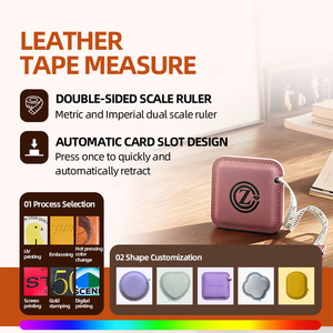 Mètre Ruban en Cuir Personnalisé sur Mesure 1m 1.5m avec Logo Gravé Vente en Gros pour Événements Promotionnels - Product Image 3