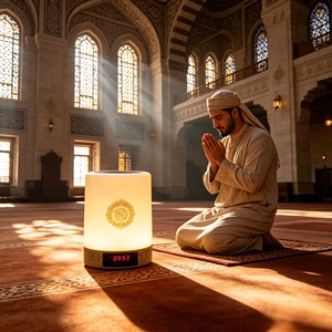 Islamic Gift Quran <b>Speaker</b> Lamp Sq122 App Control quran player Remote Control Azan clock <b>led</b> Lamp Quran <b>Speaker</b> - Product Image 1