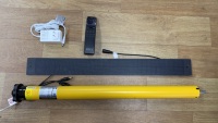 Moteur tubulaire AOK avec batterie lithium intégrée AM45-20/12 pour stores enrouleurs motorisés à tube de 45 mm, énergie solaire