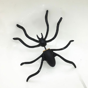 Alloy Halloween Horrible <b>Black</b> Spider Piercing <b>Stud</b> <b>Earring</b> <b>Earrings</b> Jewelry Women - Product Image 3