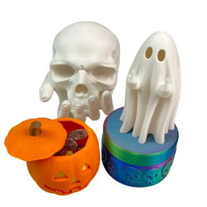 Mới Đến <span class=keywords><strong>3D</strong></span> In PLA Petg Halloween Bí Ngô Điêu Khắc Khổng Lồ Sợi Thủy Tinh Anime Động Vật Theo Chủ Đề Mô Hình Nhựa Bức Tượng Sơn - Product Image 4