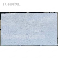 Dalle de marbre Bianco Carrara Tostone, populaire, durable et de qualité supérieure, pour îlot de cuisine, chambre à coucher, appartement, décoration intérieure