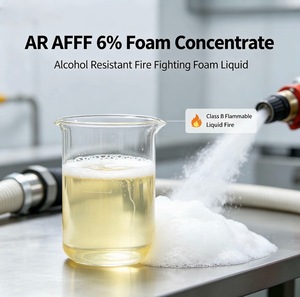 AR-AFFF Concentrado de Espuma al 6% Resistente al Alcohol, Líquido Espumoso AFFF para Combatir Incendios, Contenedor IBC de 1000L para Protección Contra Incendios en Aeropuertos - Product Image 1