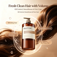 Échantillon Gratuit Shampoing Capillaire en Gros au Peptide VC Formule Acides Aminés Sans Silicone Végétalien Traitement Anti-Casse Cheveux Ternes et Sans Brillance
