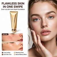Anti-cernes personnalisé longue tenue avec logo, maquillage du visage, anti-cernes liquide mat, fond de teint
