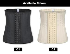 เข็มขัดรัดเอวพรีเมียมเสริมโครงเหล็ก 25 ชิ้น สำหรับผู้หญิง ลดน้ำหนัก กระชับสัดส่วน ออกกำลังกาย ฟิตเนส ชุดกระชับสัดส่วน ยางลาเท็กซ์  ลดราคาพิเศษ - Product Image 6