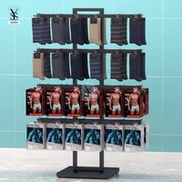 Accessoires Chaussettes Chaussons Étagère Dépanneur Snacks Floor Stand Display Stand Avec Crochets
