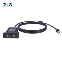 Décodeur de bus CAN ZLG vers USB, contrôleur, analyseur d'affichage, adaptateur USB vers bus CAN pour testeur de voiture, convertisseur, débogueur