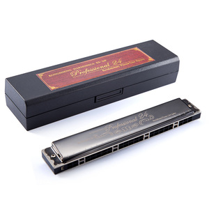 <span class=keywords><strong>Harmonica</strong></span> polyphonique 24 trous <span class=keywords><strong>Harmonica</strong></span> à touches C pour débutants - Product Image 1